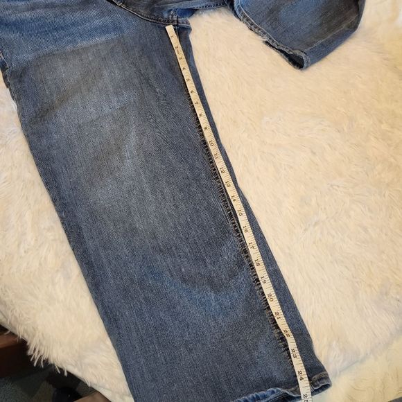 Skinnygirl high rise wide leg crop jeans size 31/12 - Picture 6 of 8